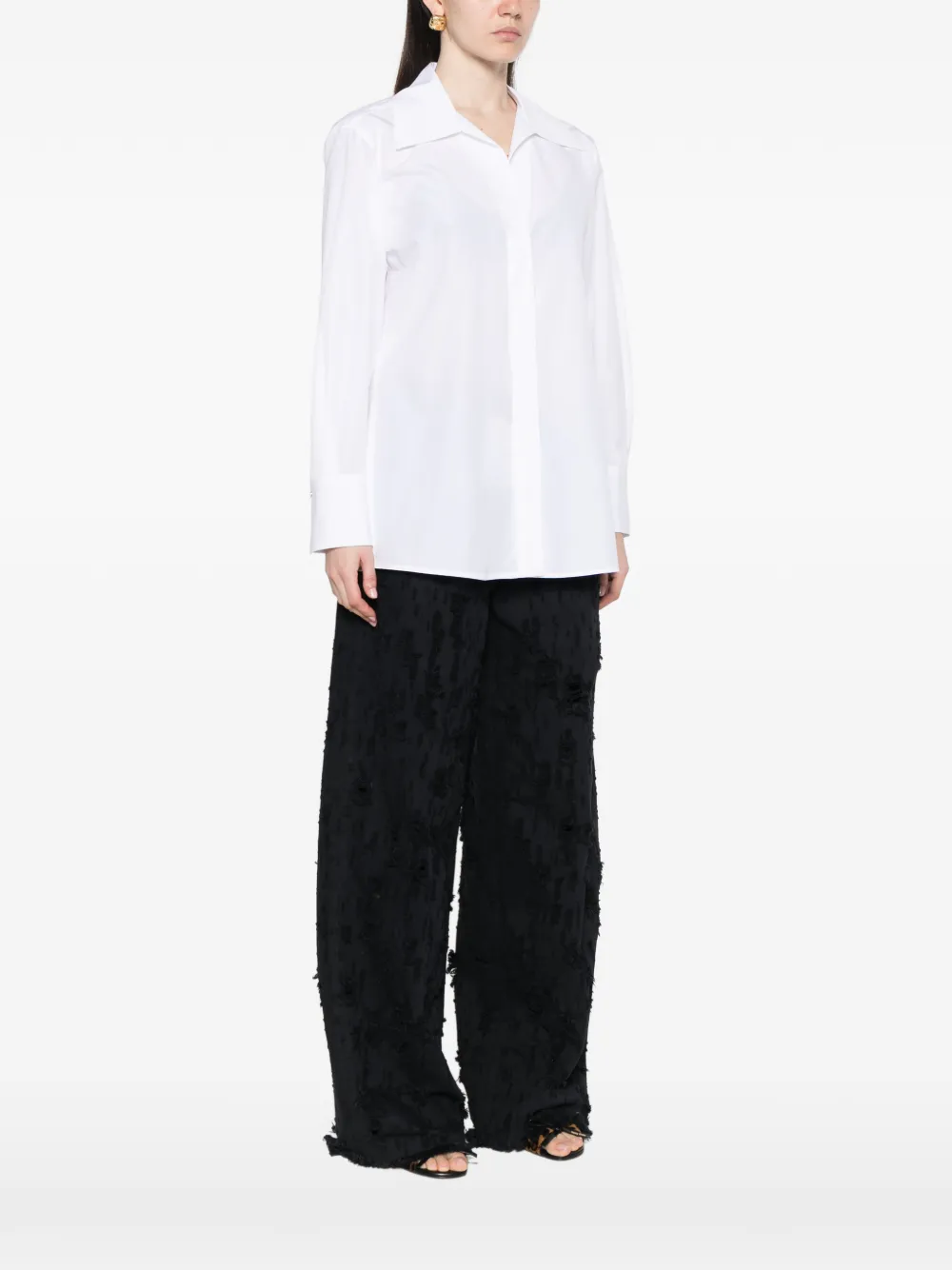  Marella Tabarin Button-fastening Shirt - White 