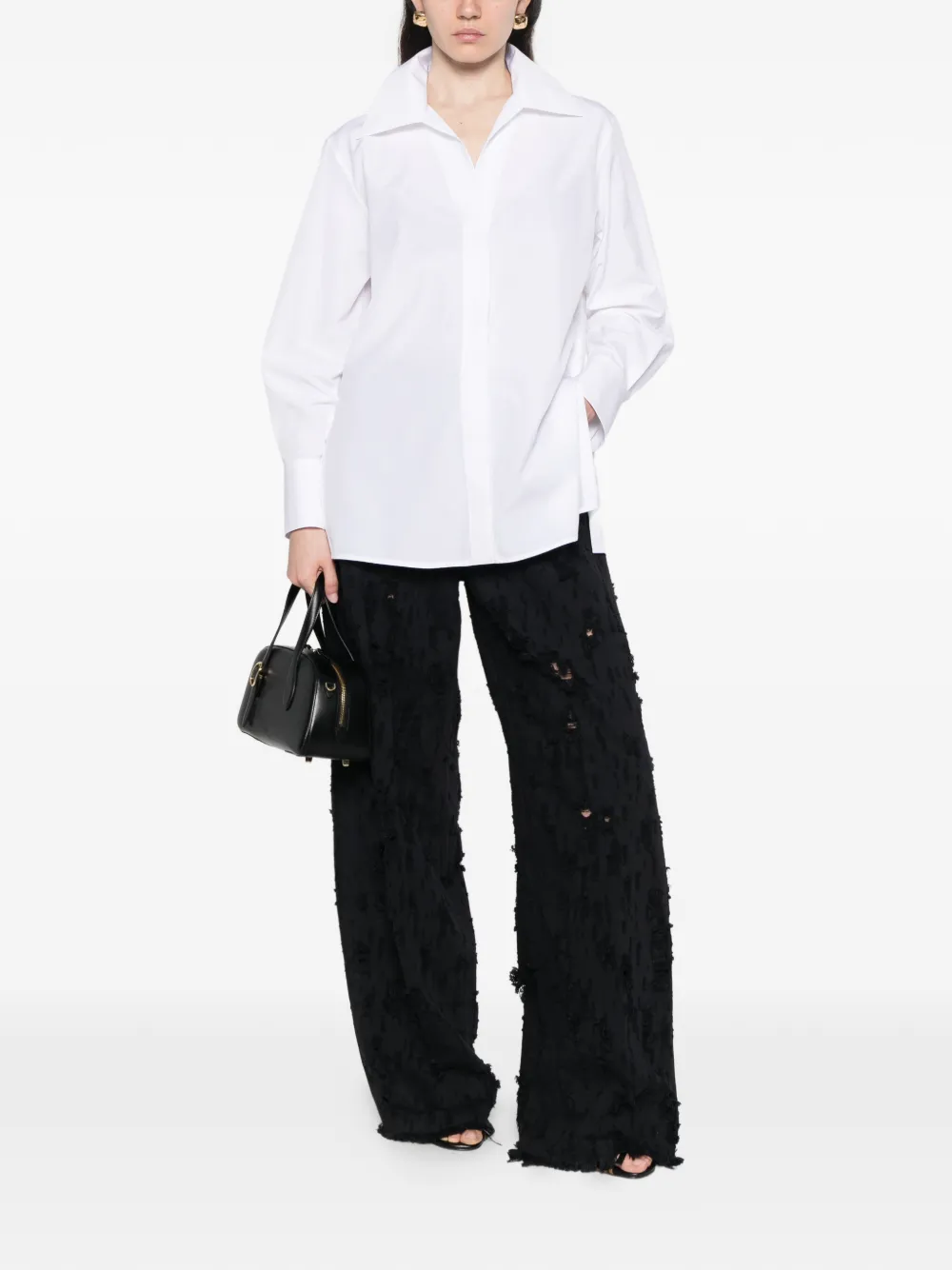  Marella Tabarin Button-fastening Shirt - White 