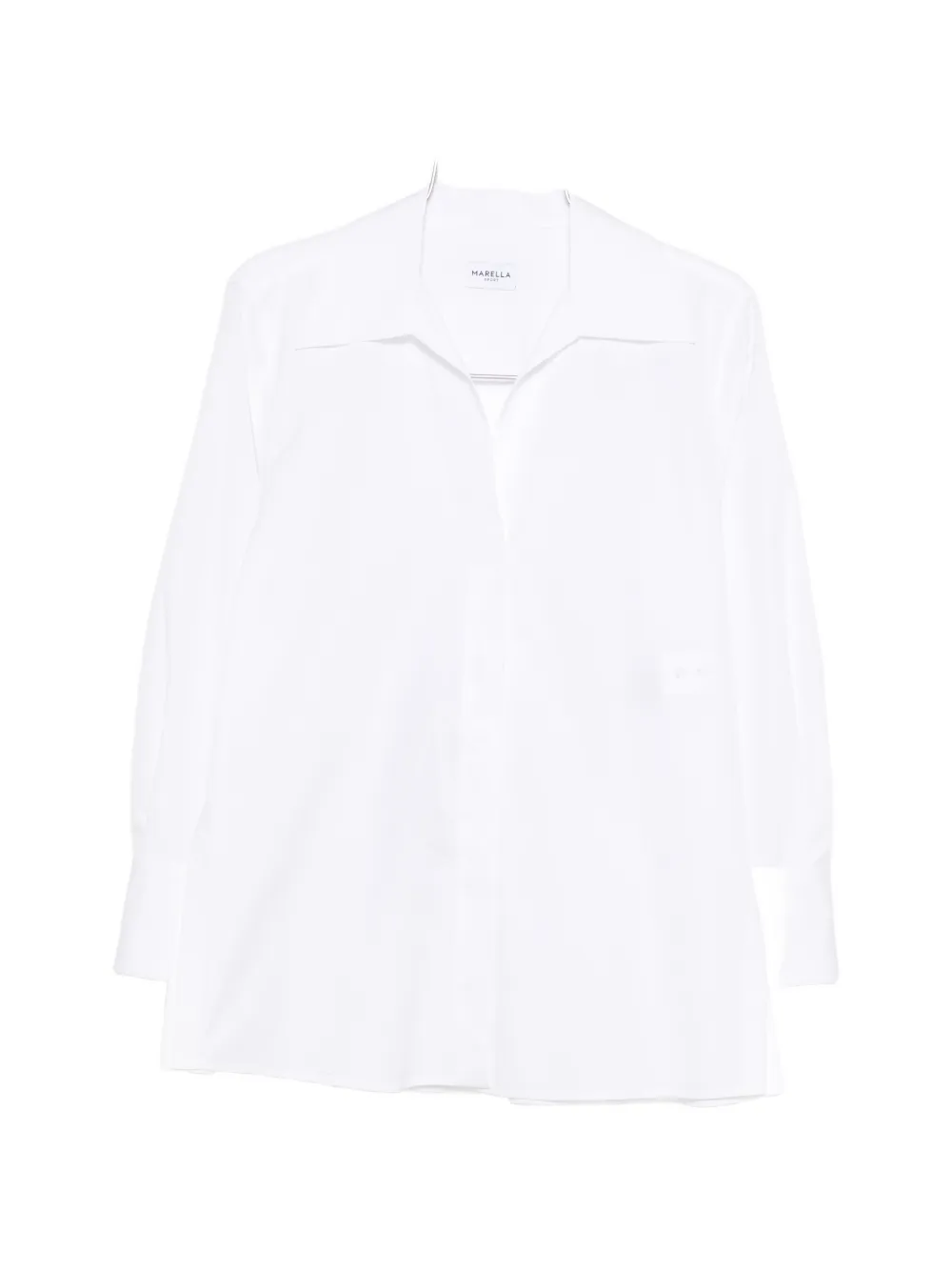 Marella Tabarin button-fastening shirt - Bianco