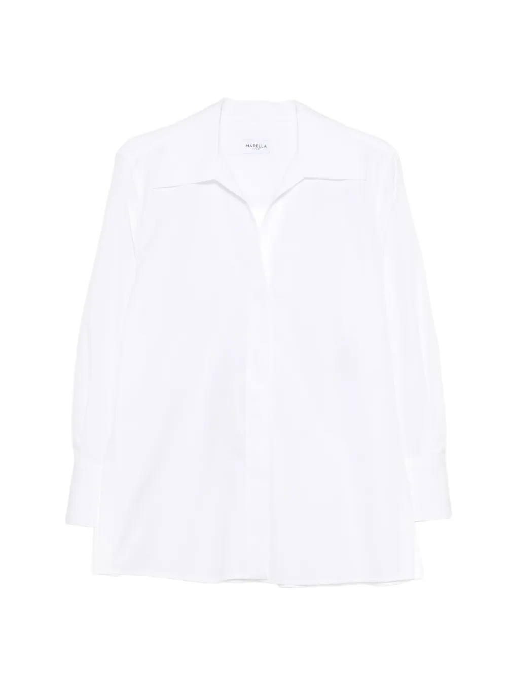 Marella Tabarin button-fastening shirt - Bianco
