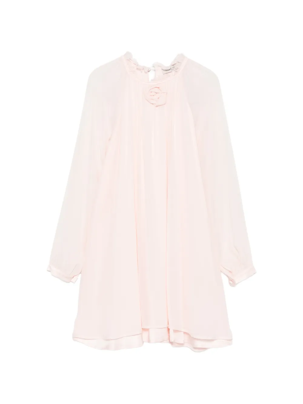 Alberta Ferretti Kids ruffled flower dress - Rosa
