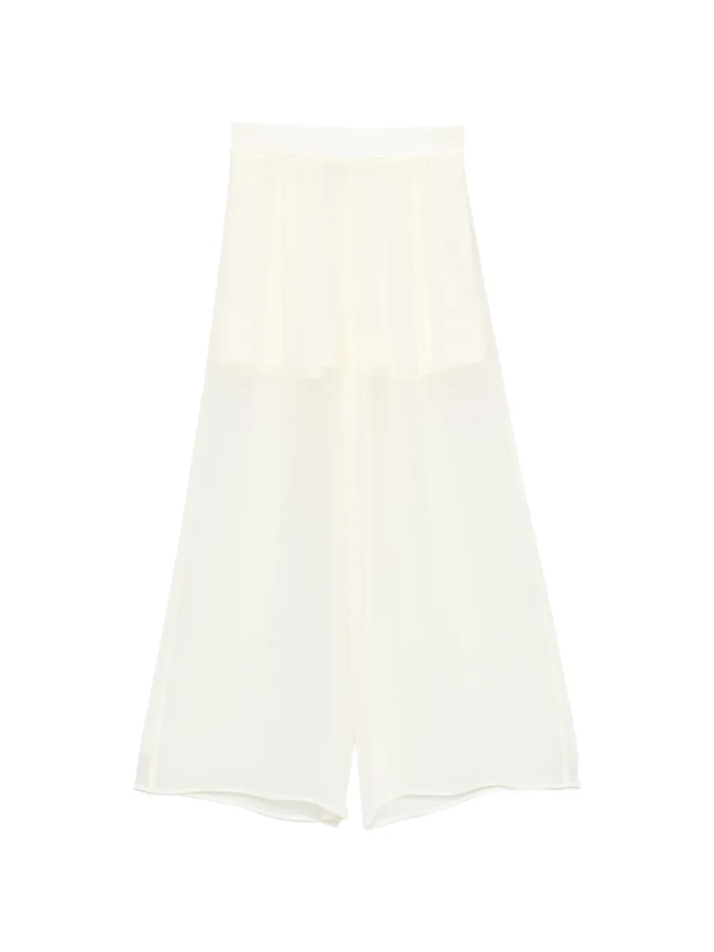 Alberta Ferretti Kids wide-leg casual trousers - Toni neutri