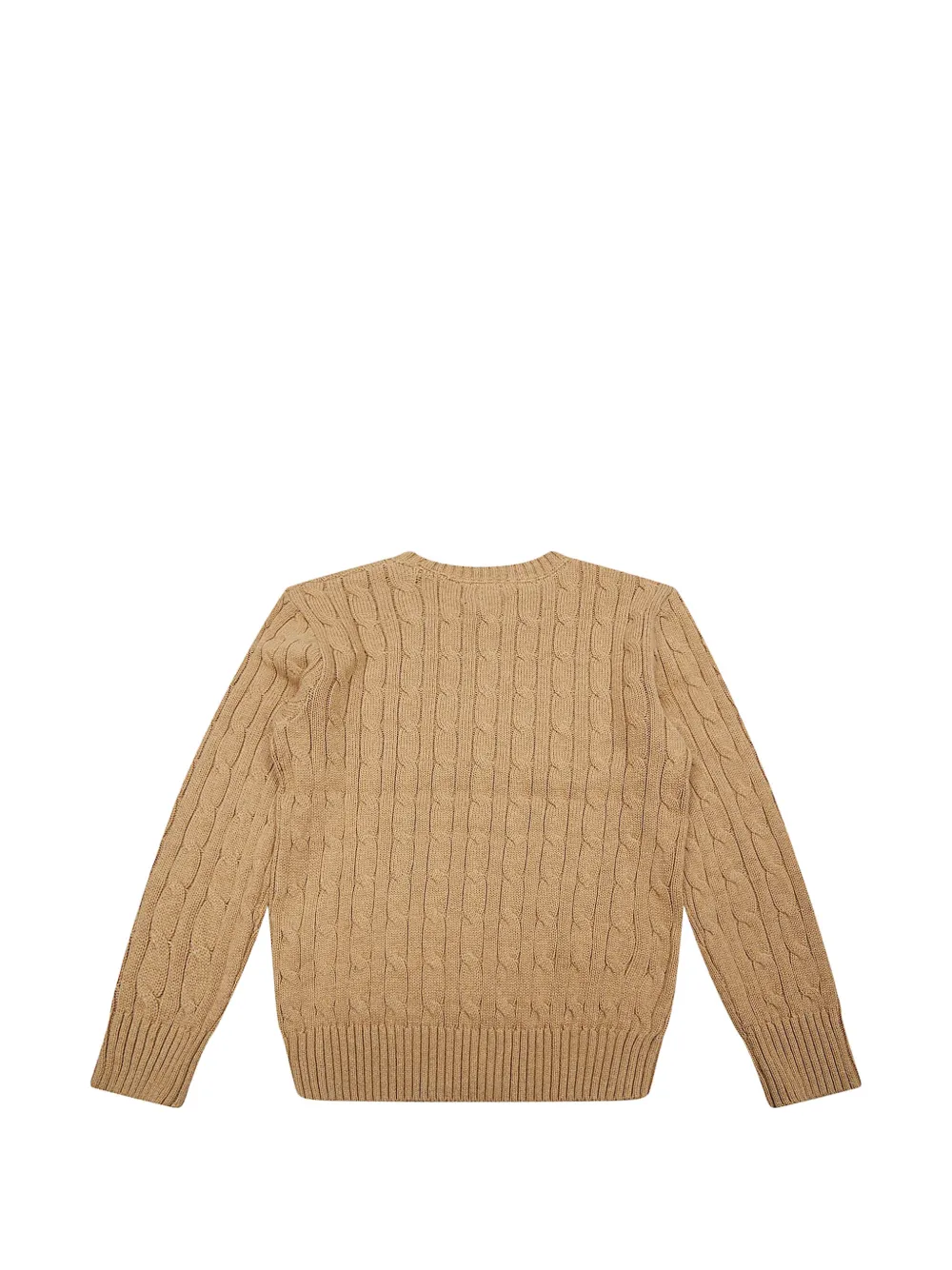 POLO RALPH LAUREN KIDS Kabelgebreide trui Beige