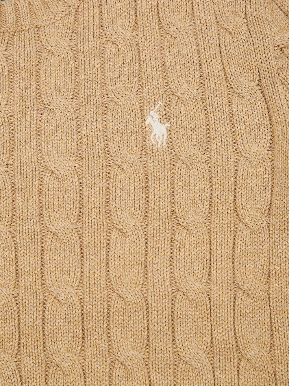 POLO RALPH LAUREN KIDS Kabelgebreide trui Beige