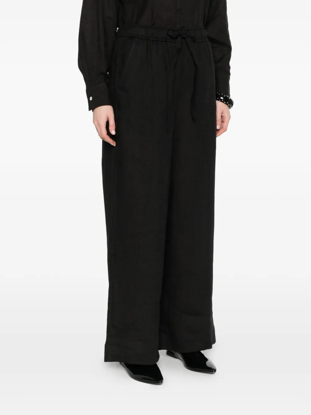  Marella Uomo Drawstring Pants - Black 