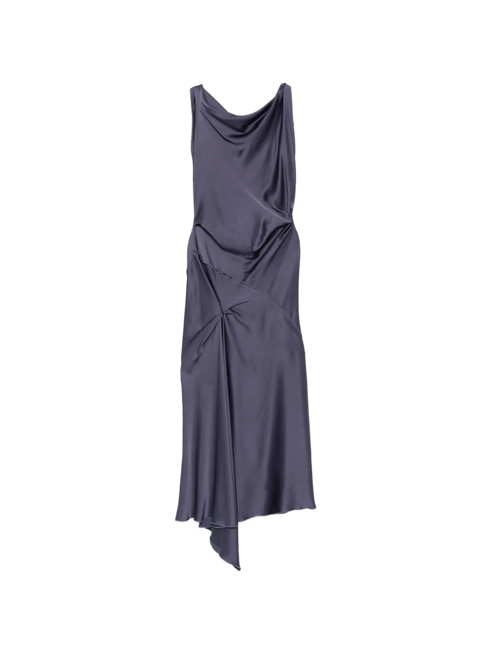 Victoria Beckham draped asymmetric dress - Blu