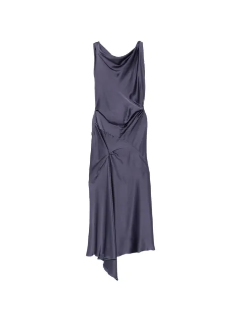 Victoria Beckham vestido asimétrico drapeado
