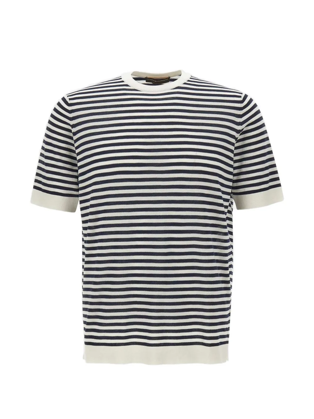 Filippo De Laurentiis striped ribbed T-shirt - Blu