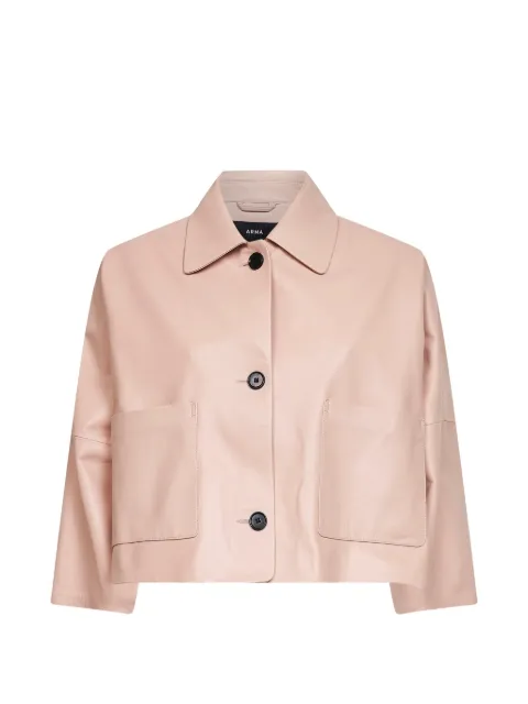 Arma pocket leather jacket