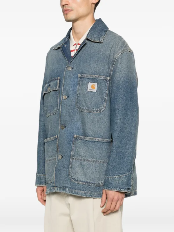 Carhartt WIP Aden Chore Coat | Blue | FARFETCH IE