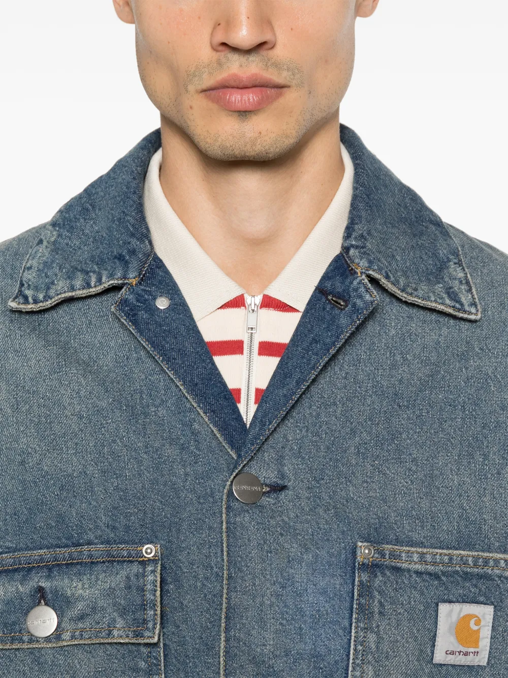 Carhartt WIP Aden Chore Coat | Blue | FARFETCH