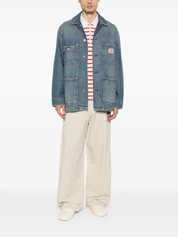 Carhartt WIP Aden Chore Coat | Blue | FARFETCH IE