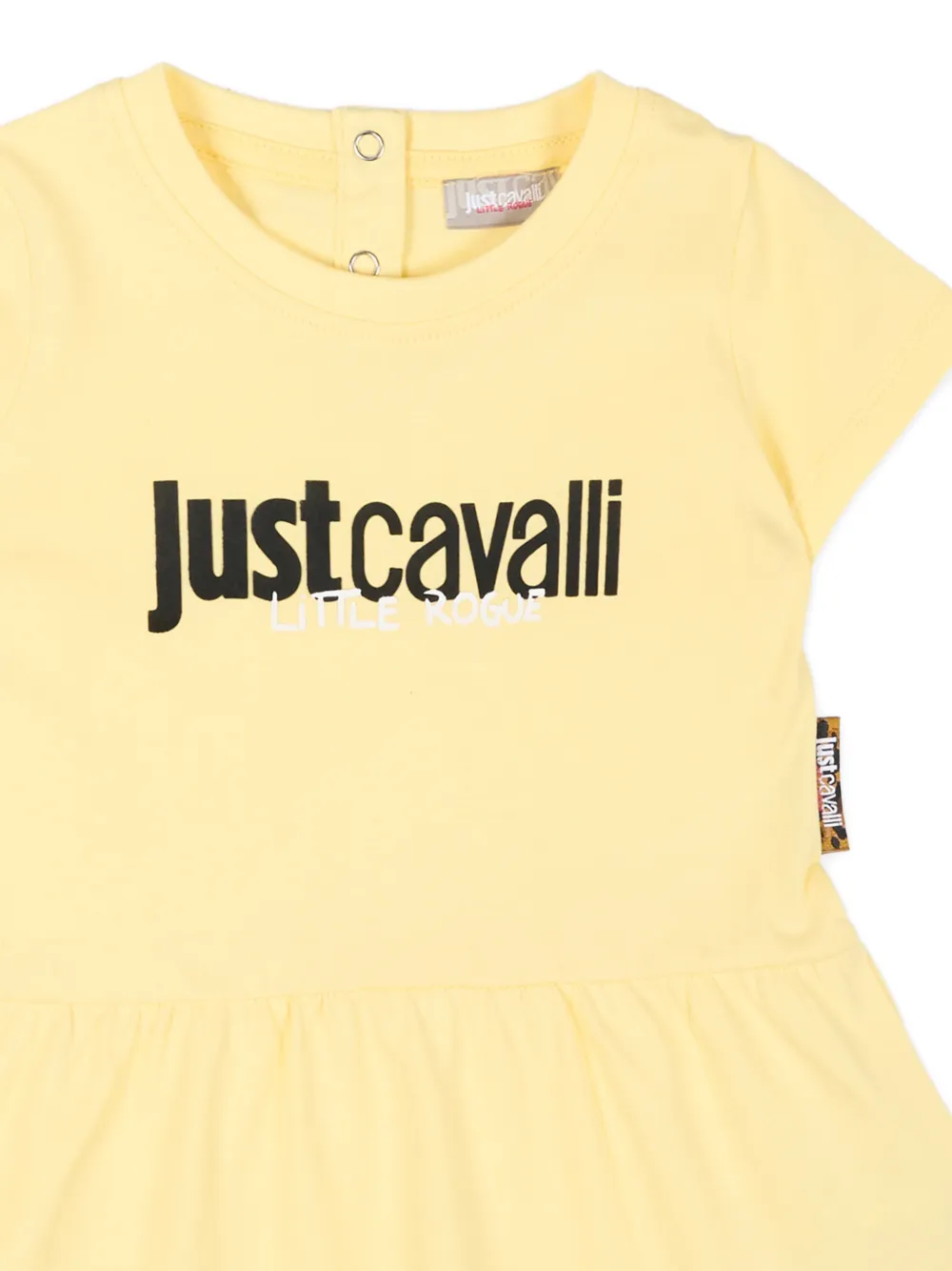 Just Cavalli Kids Jurk met korte mouwen Geel