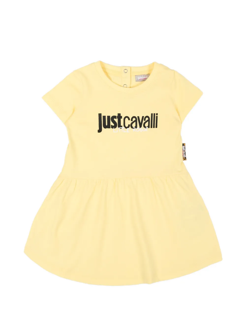 Just Cavalli Babies' Short-sleeves Dress In Yellow