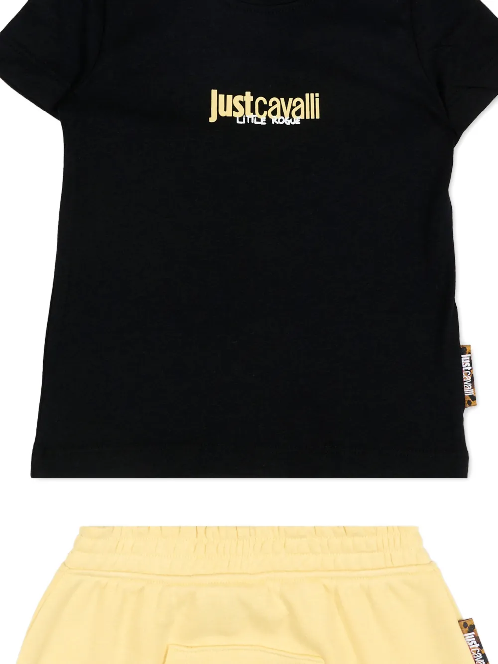 Just Cavalli Kids Rokken set met logoprint Zwart