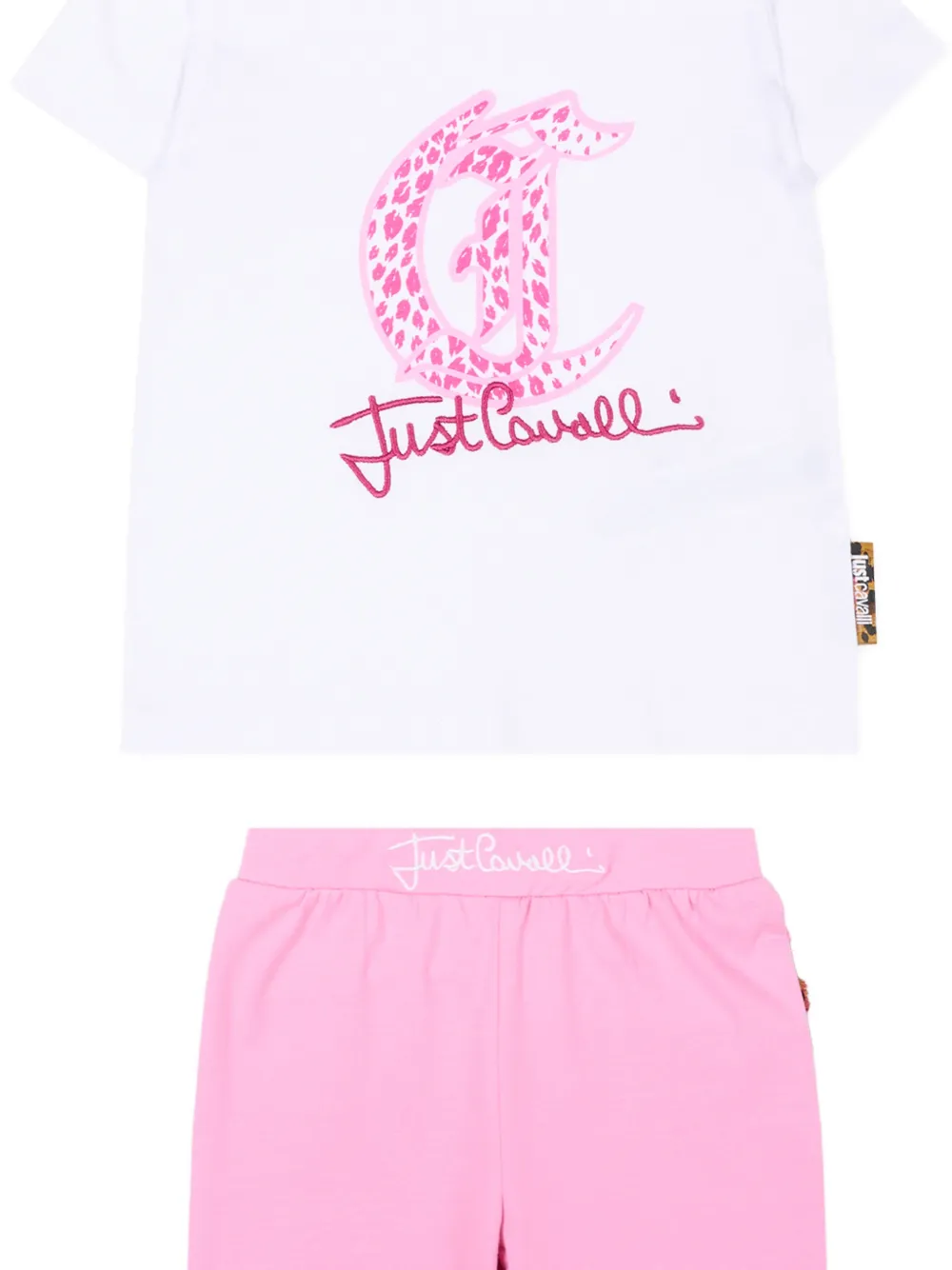 Just Cavalli Logo-print Tracks In Multi