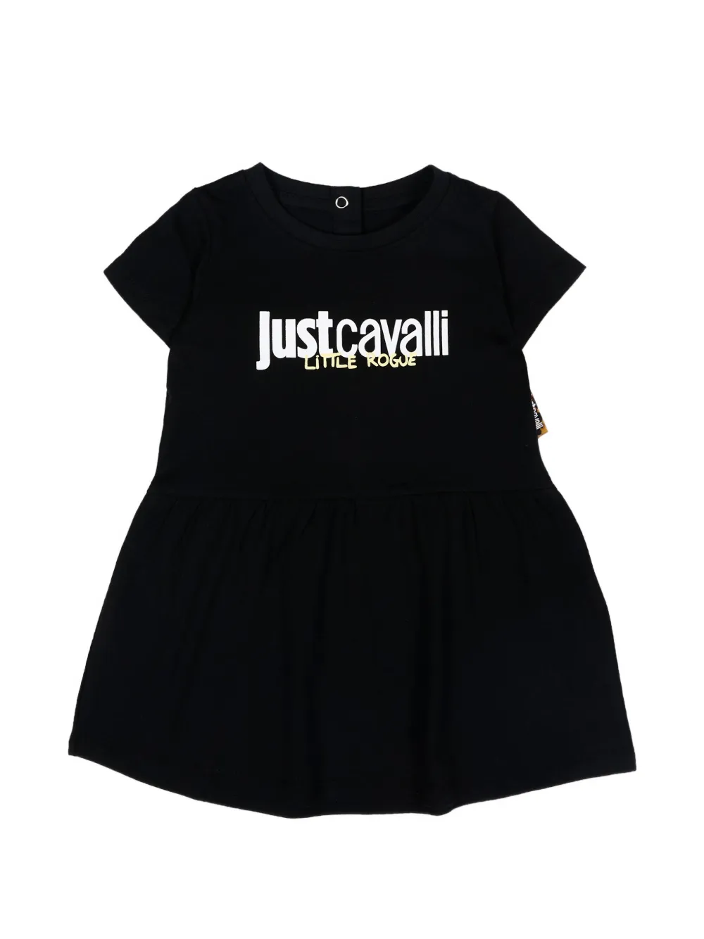 Just Cavalli Babies' Short-sleeves Dress In Black