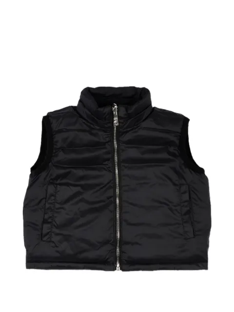 Just Cavalli Kids Reversible zip-up quilted gilet