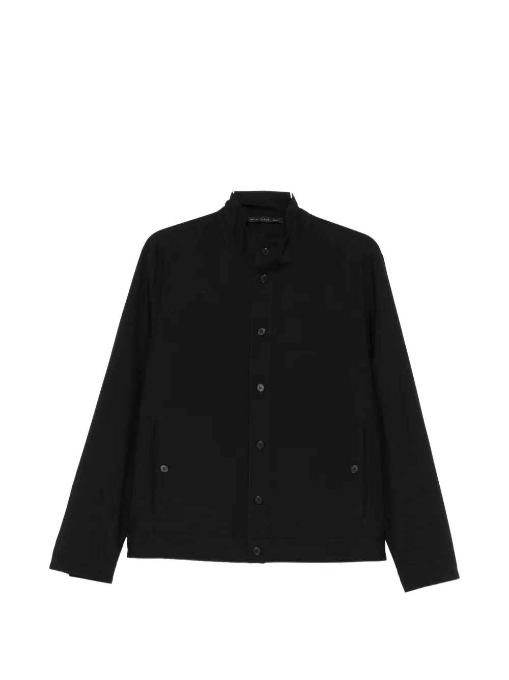 Low Brand high-neck button-up jacket - Nero