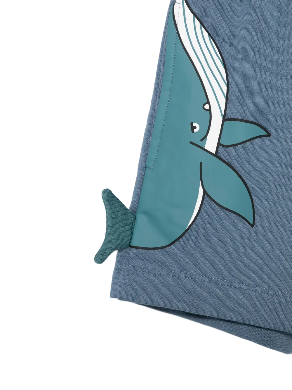  Stella Mccartney Kids Whale-print Shorts - Blue 
