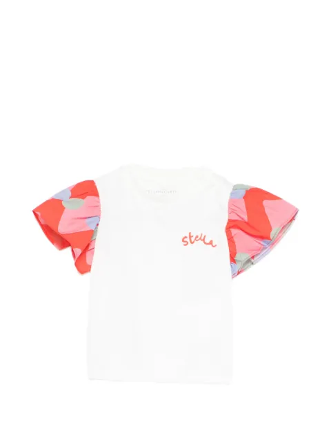 Stella McCartney Kids playera con volantes
