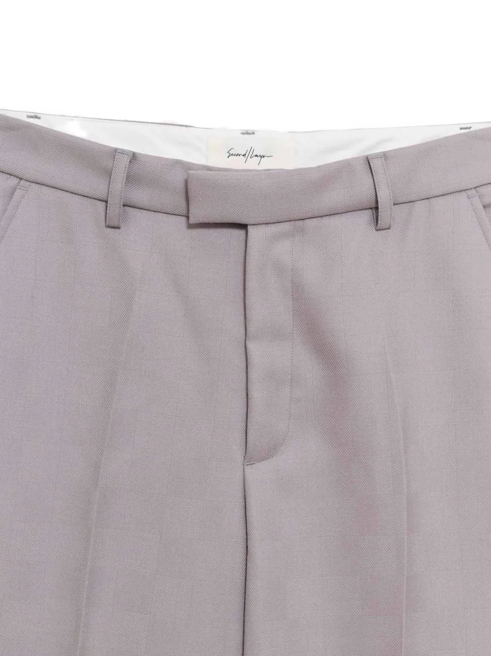  Second/layer Belt-loop Trousers - Grey 