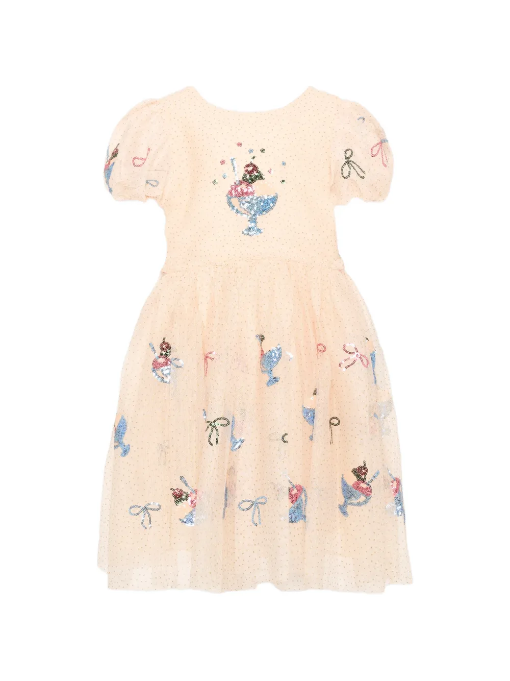 Konges Sløjd sequin-embellished dress - Toni neutri