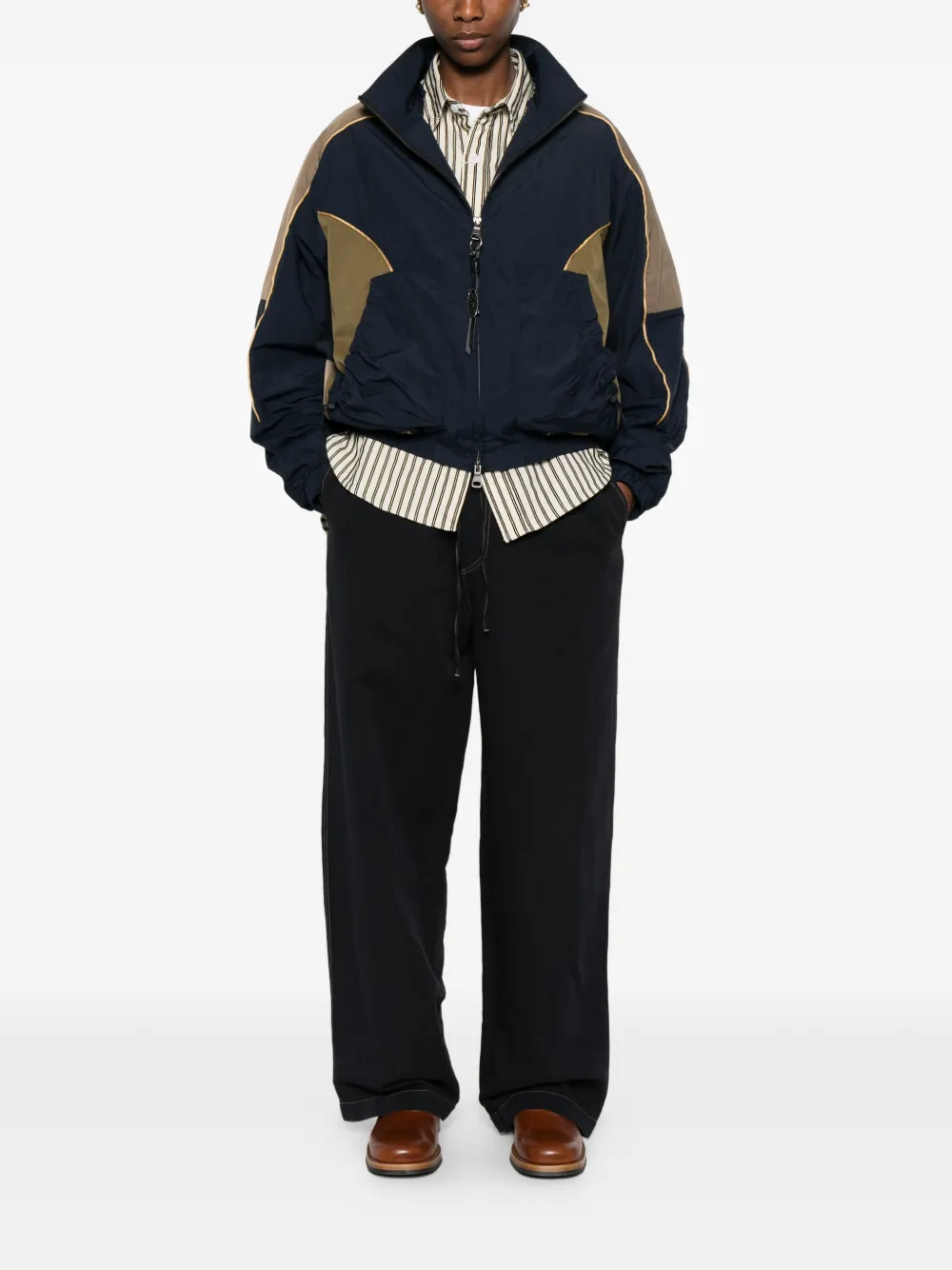  Andersson Bell Colourblock Zip Jacket - Blue 