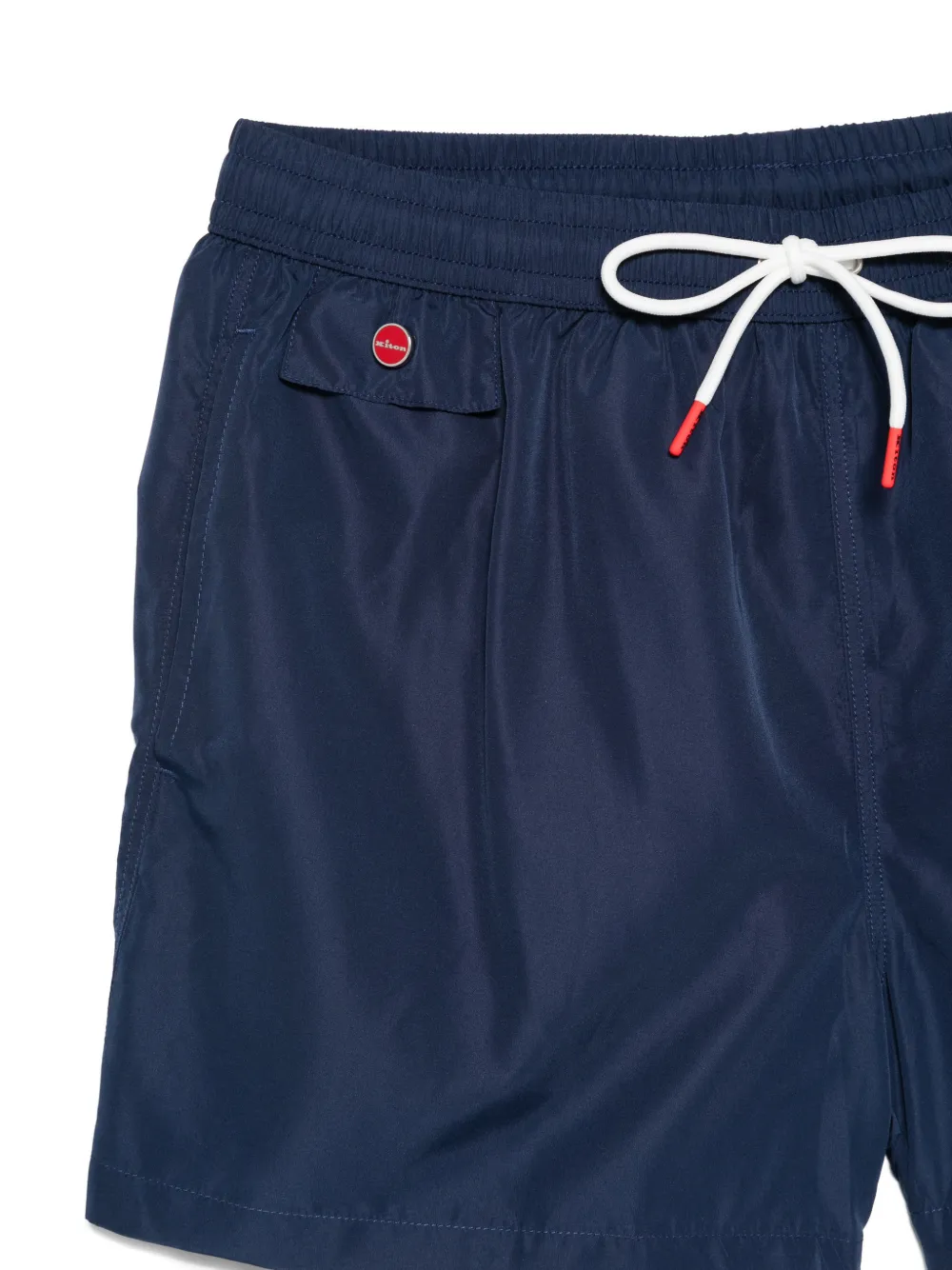  Kiton Drawstring Swim Shorts - Blue 