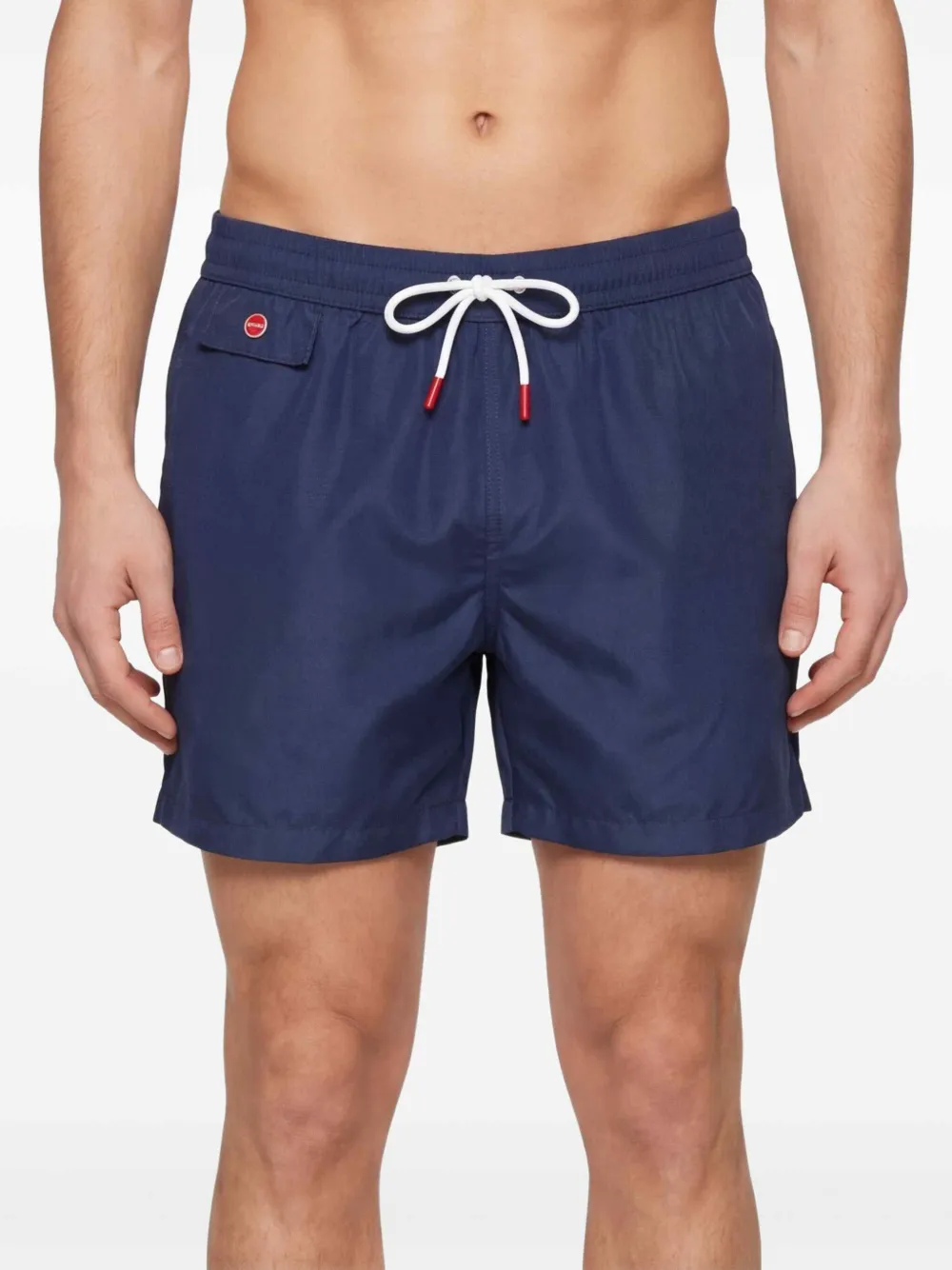 Kiton Zwembroek met trekkoord Blauw