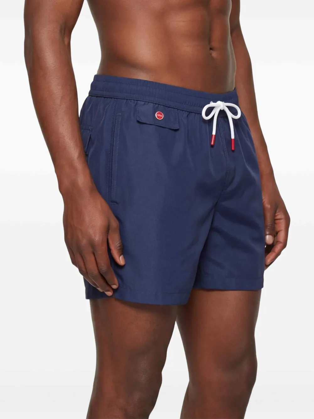 Kiton Zwembroek met trekkoord Blauw