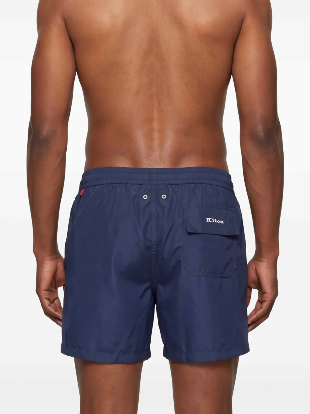 Kiton Zwembroek met trekkoord Blauw
