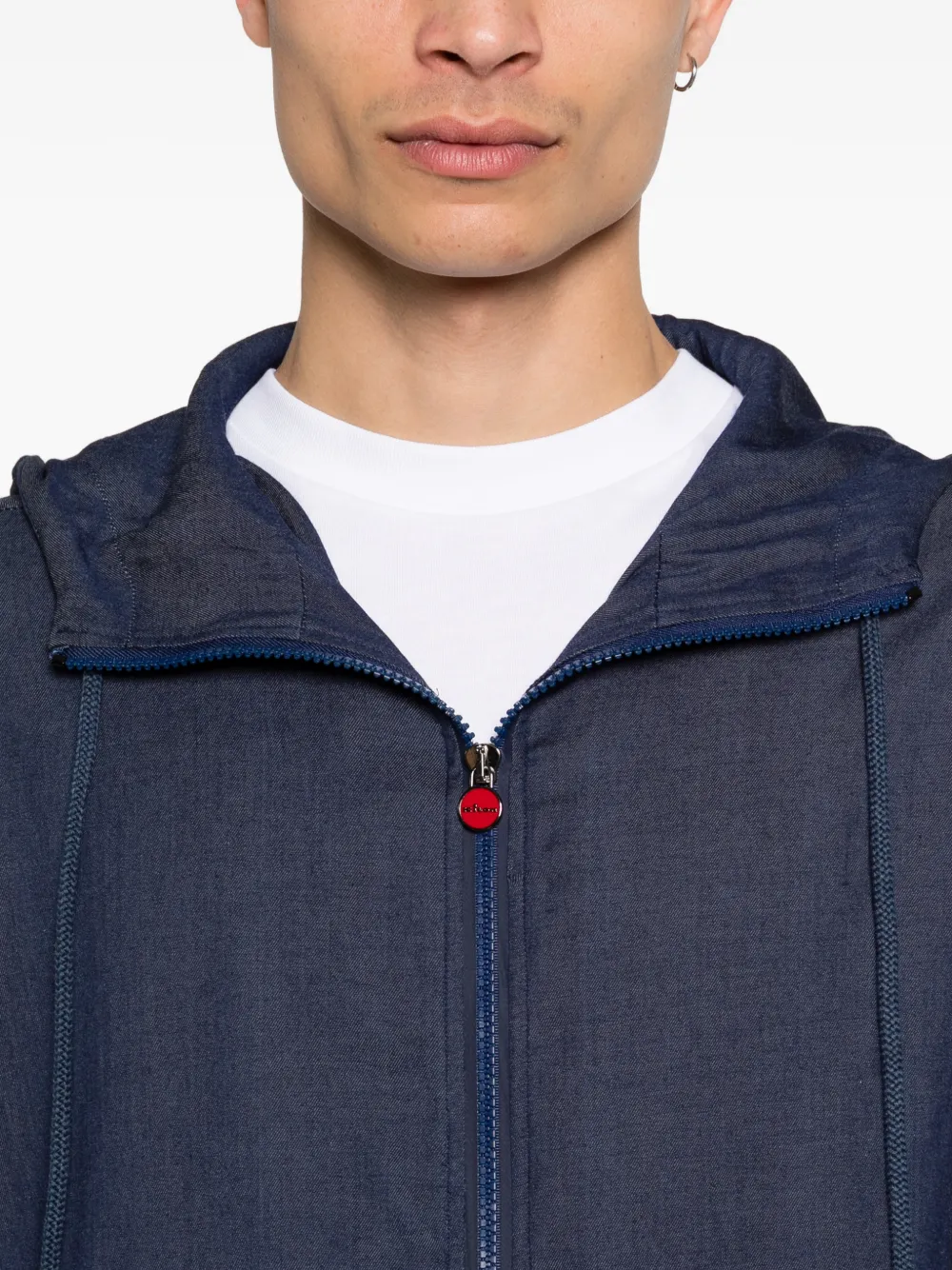 Hooded Zip-Up Overshirt