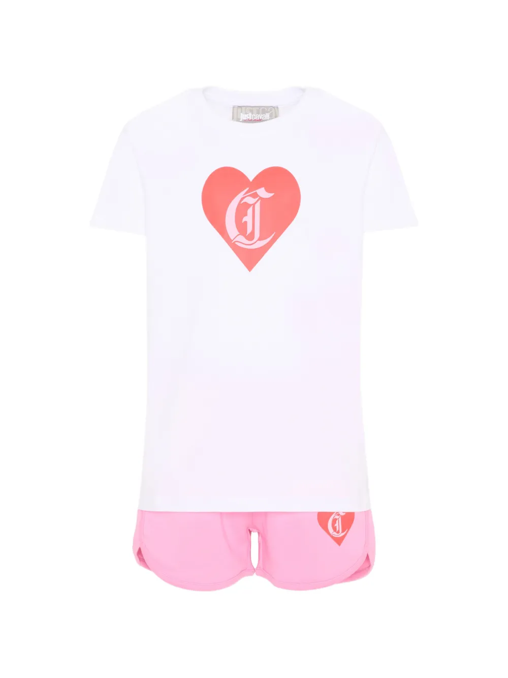 Just Cavalli Kids cotton tracksuit - Bianco
