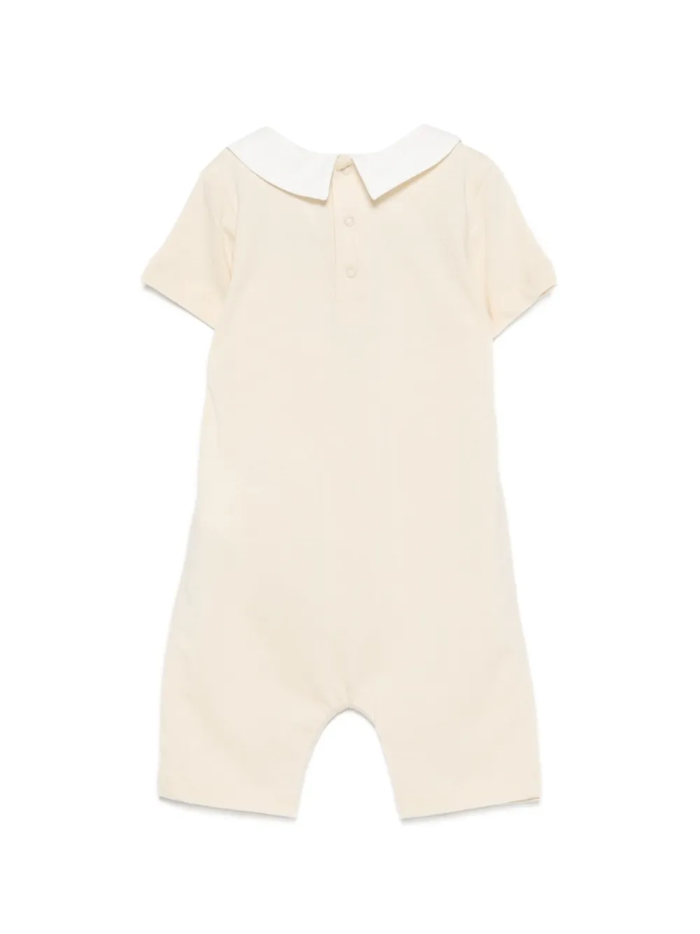 Peter-Pan Collar Teddy Romper