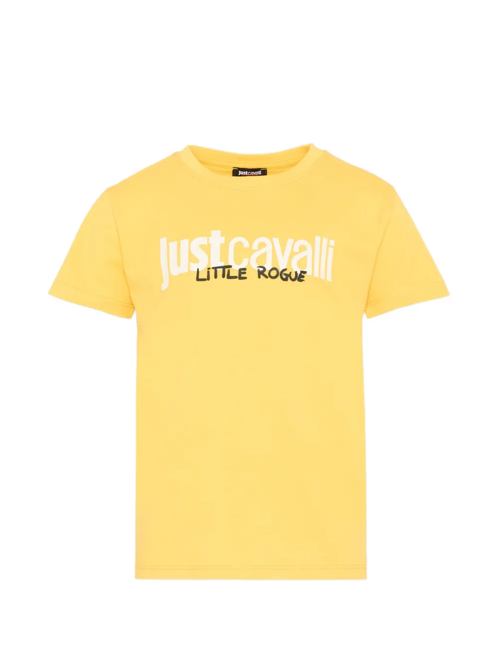 Just Cavalli Kids cotton T-shirt - Giallo