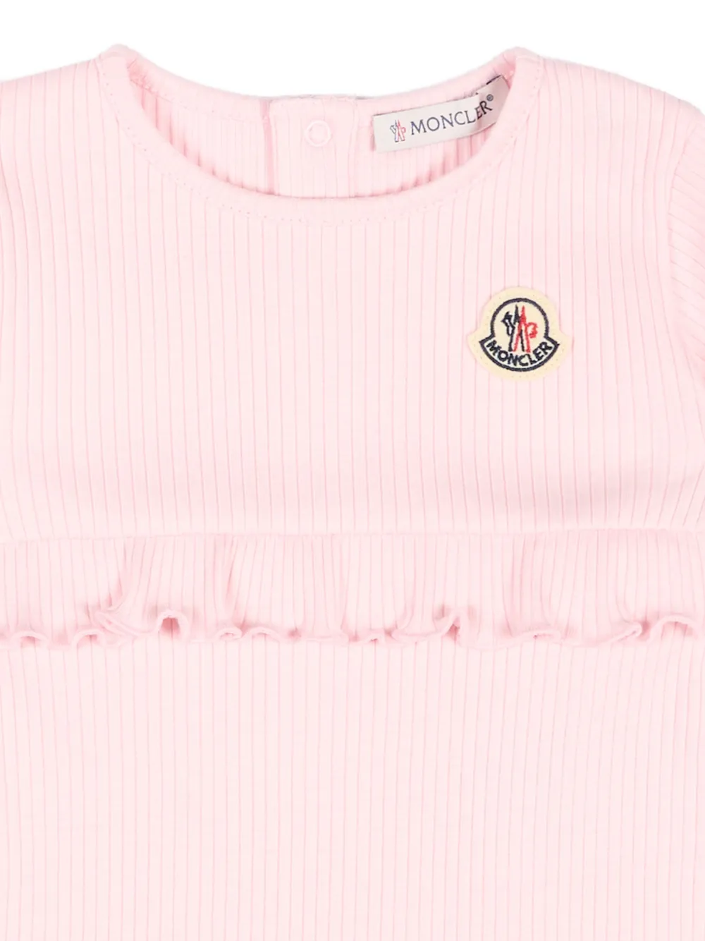 Moncler Enfant Babypakje met logopatch Roze