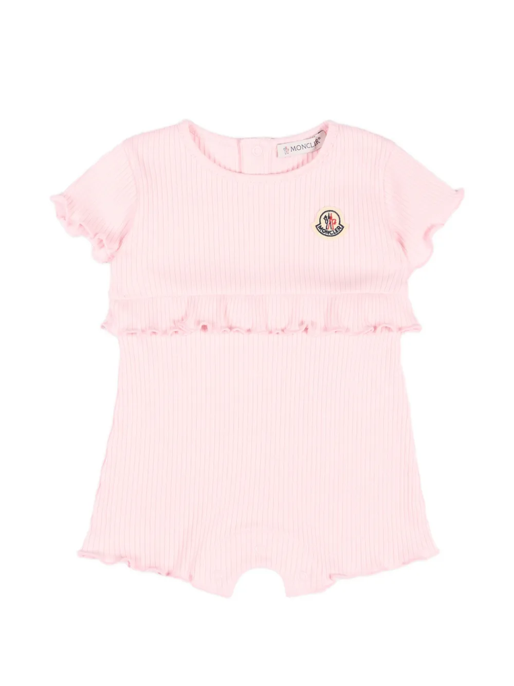 Moncler Enfant Babypakje met logopatch Roze
