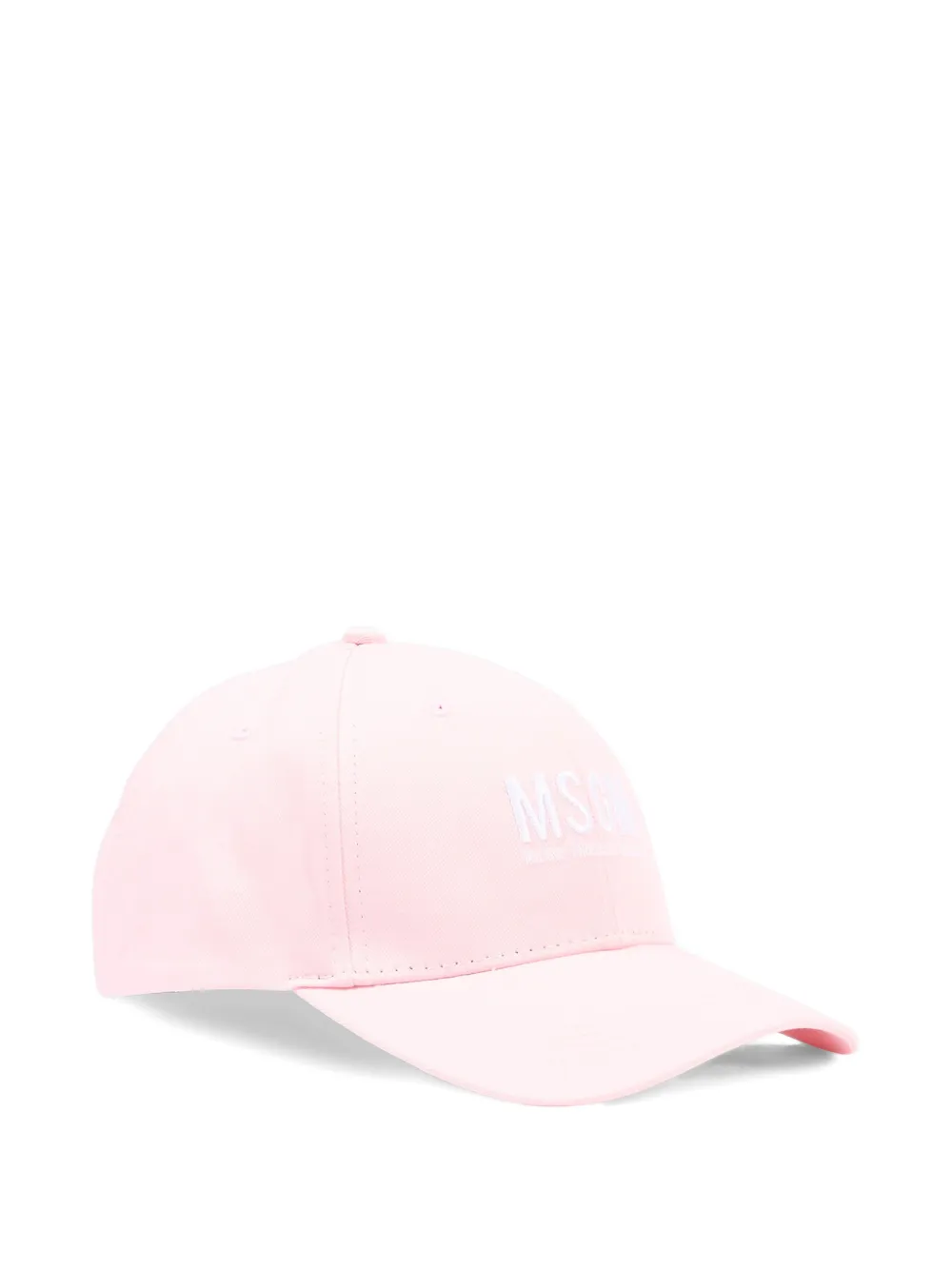 Msgm Logo Cap In Pink