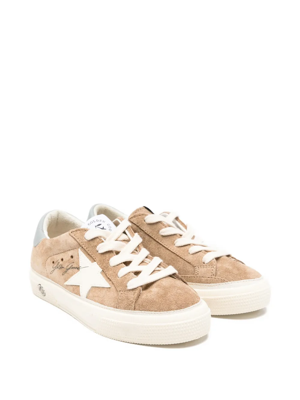 Golden Goose Kids Hi Star suede sneakers Bruin