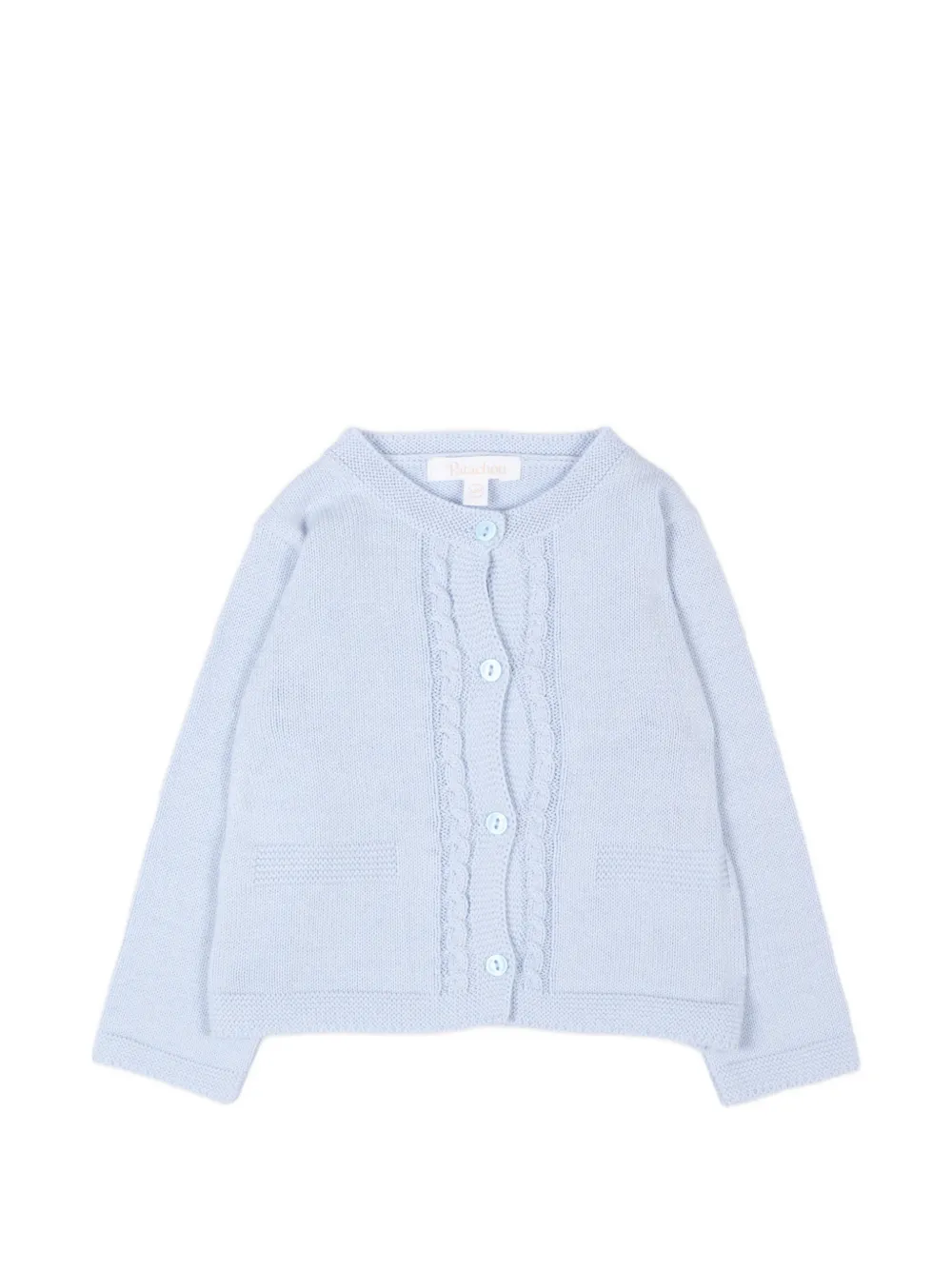 Patachou cotton cardigan - Blu