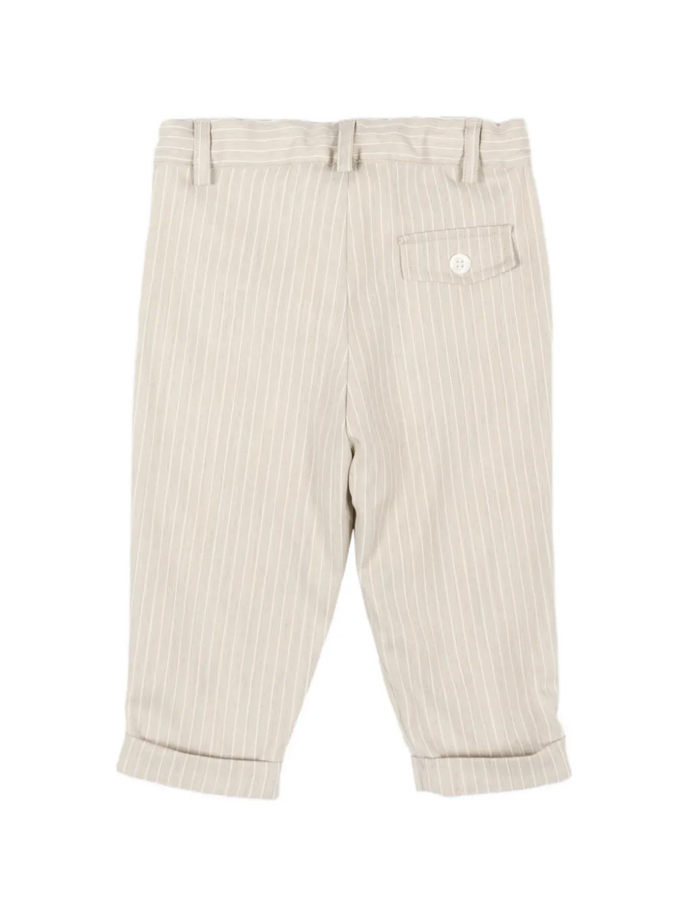 Patachou Gestreepte broek Beige