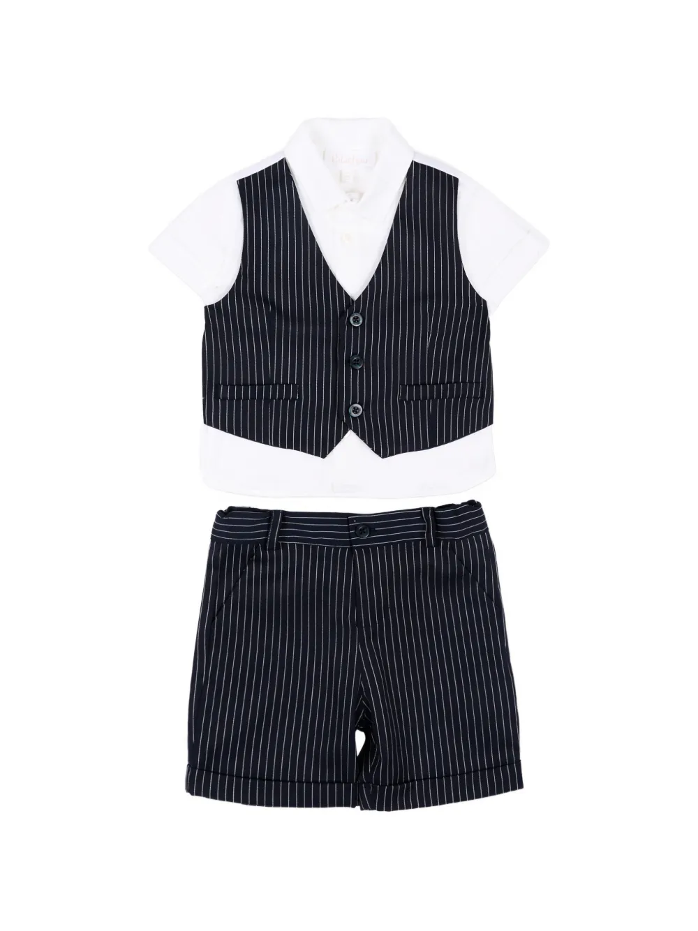 Patachou pinstripe babywear - Blu