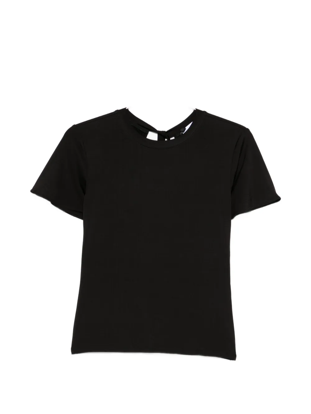 Marella Zinnia tie-back T-shirt - Nero