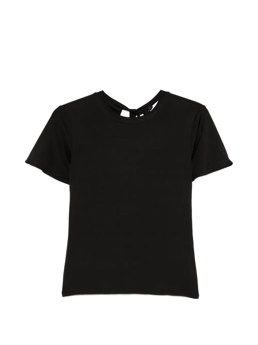 Marella Zinnia tie-back T-shirt - Nero