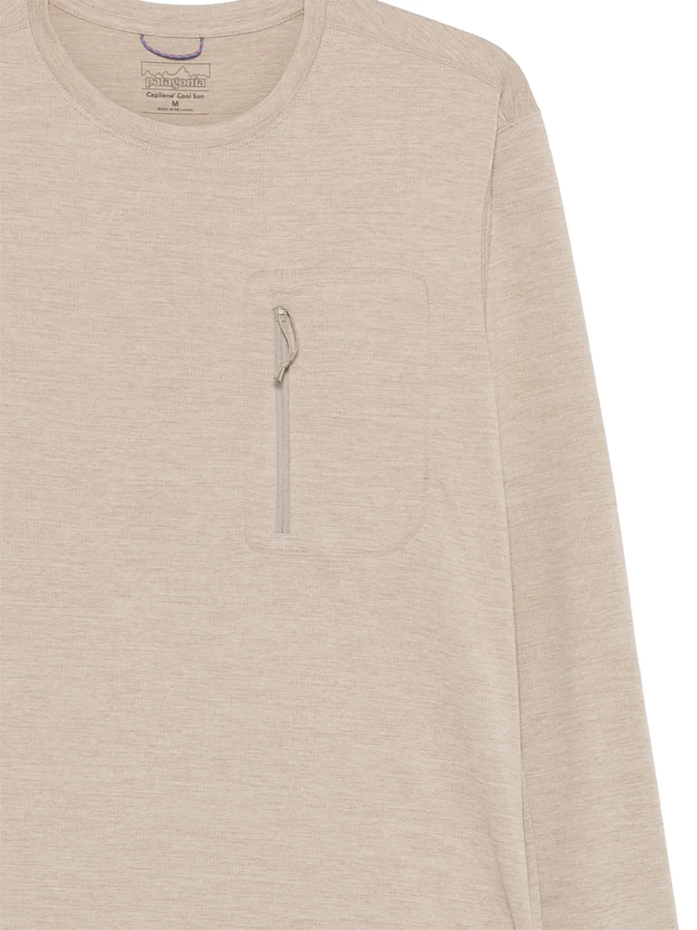 Patagonia T-shirt met lange mouwen Beige