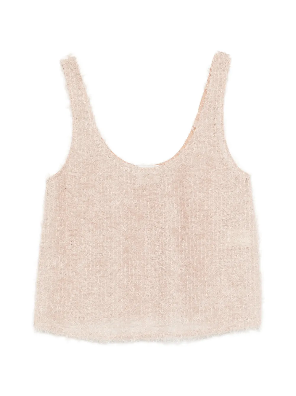 Alysi textured tank top - Toni neutri
