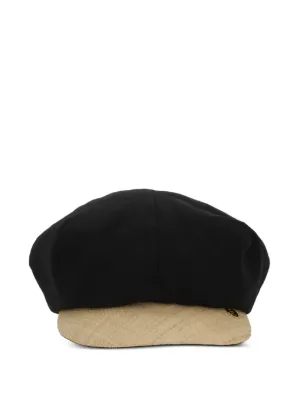 Vaquera Newsboy Leather Beret | Black | FARFETCH