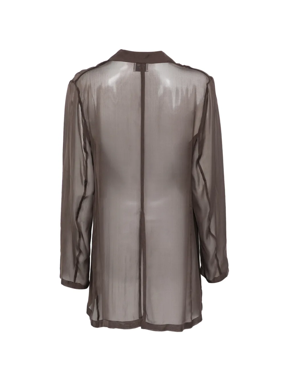  Alysi Buttoned Blouse - Brown 