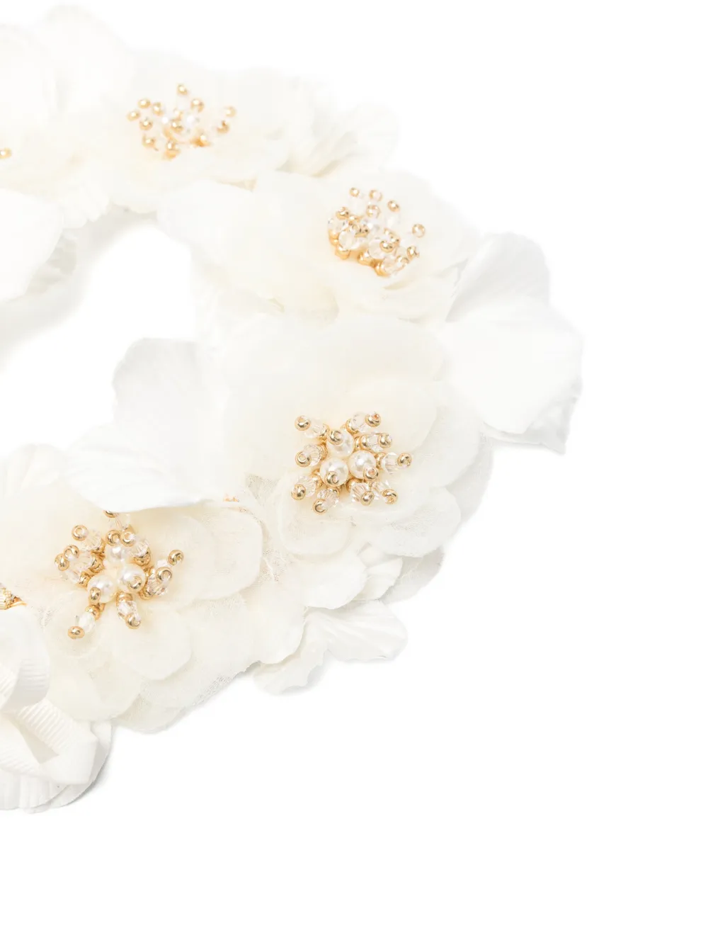  Bonpoint Elilou Floral-detail Headband - Neutrals 